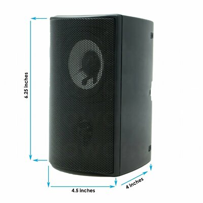 Emb ECW10 100W Full Range Indoor / Outdoor Waterproof Speaker - Black (Single)