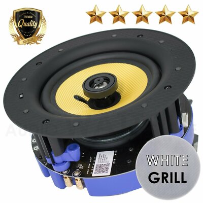 Gravity SG-6HiBT 8.9? 150 Watts Ceiling Speakers With Bluetooth Wall Speaker New