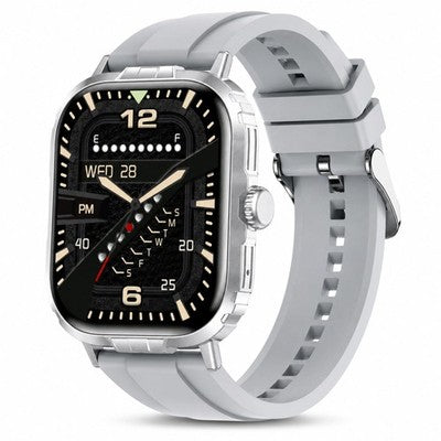 Gravity GWX1SV Bluetooth Calling Smartwatch 2.01" Touchscreen Silver