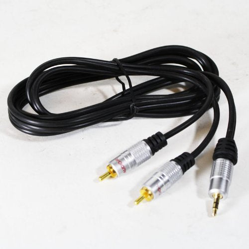 Emb Premium 6 Ft. 3.5mm To Dual RCA Cable E2RCXL1
