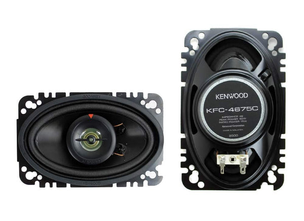 Kenwood KFC-4675C 4" x 6" 2-Way Car Speakers