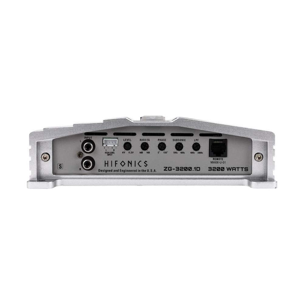 Hifonics ZG-3200.1D Zeus Gamma Class D Monoblock Amplifier