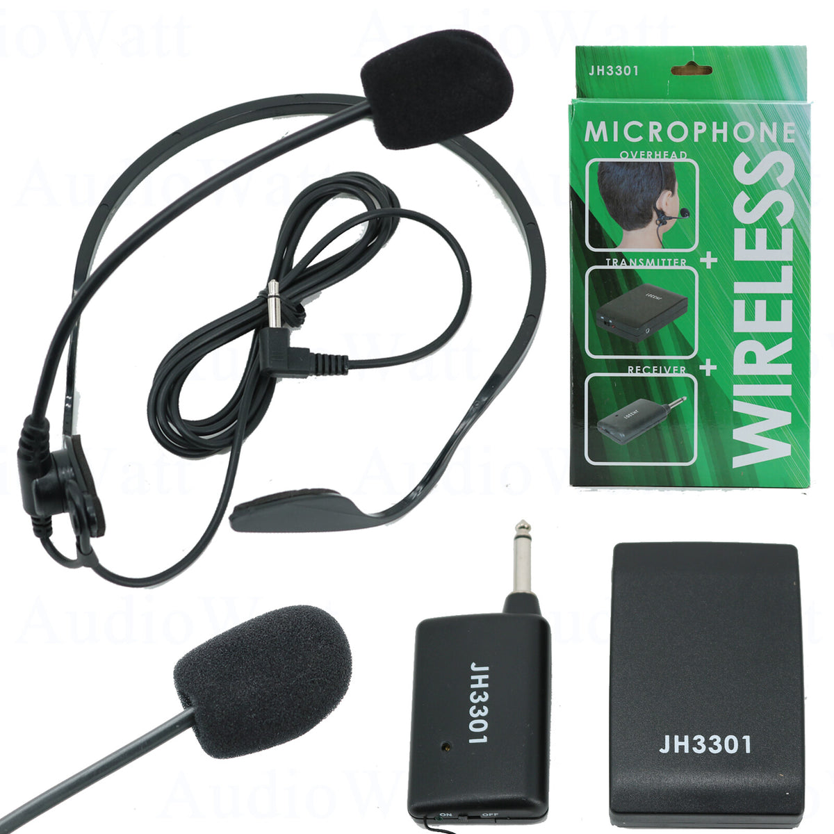 EMB JH3301 Wireless Unidirectional Headset Microphone System