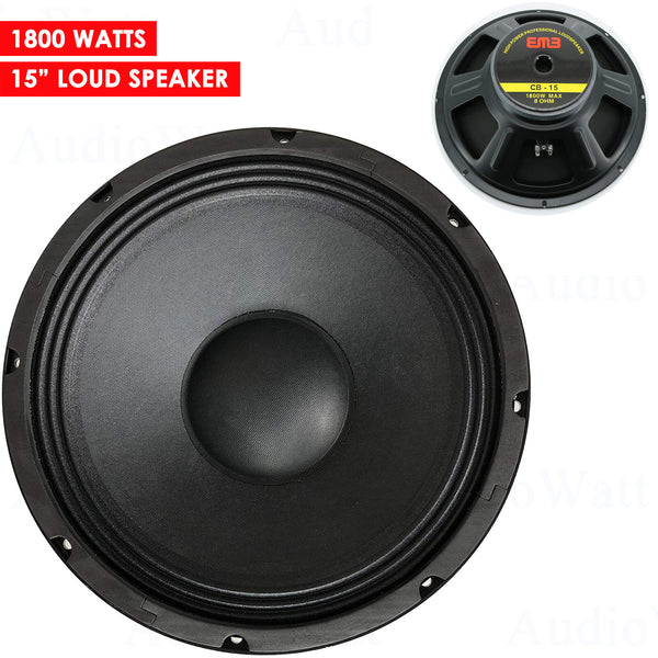 Emb CB-15 1800W 15" 8-Ohm Replacement Speaker For Jbl,Yamaha,Cerwin,Peavey