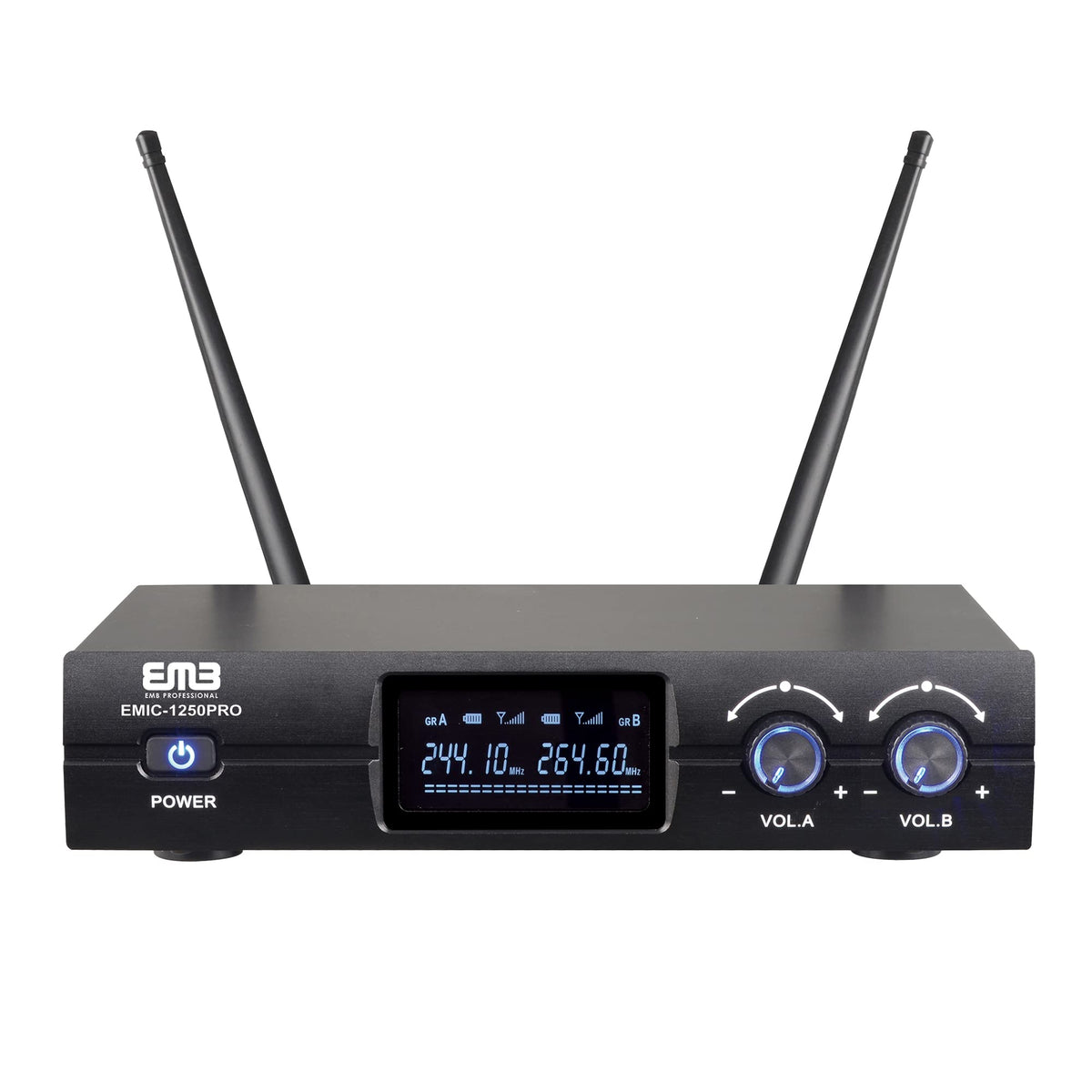EMB EMIC-1250PRO Dual VHF Wireless Handheld Microphone System