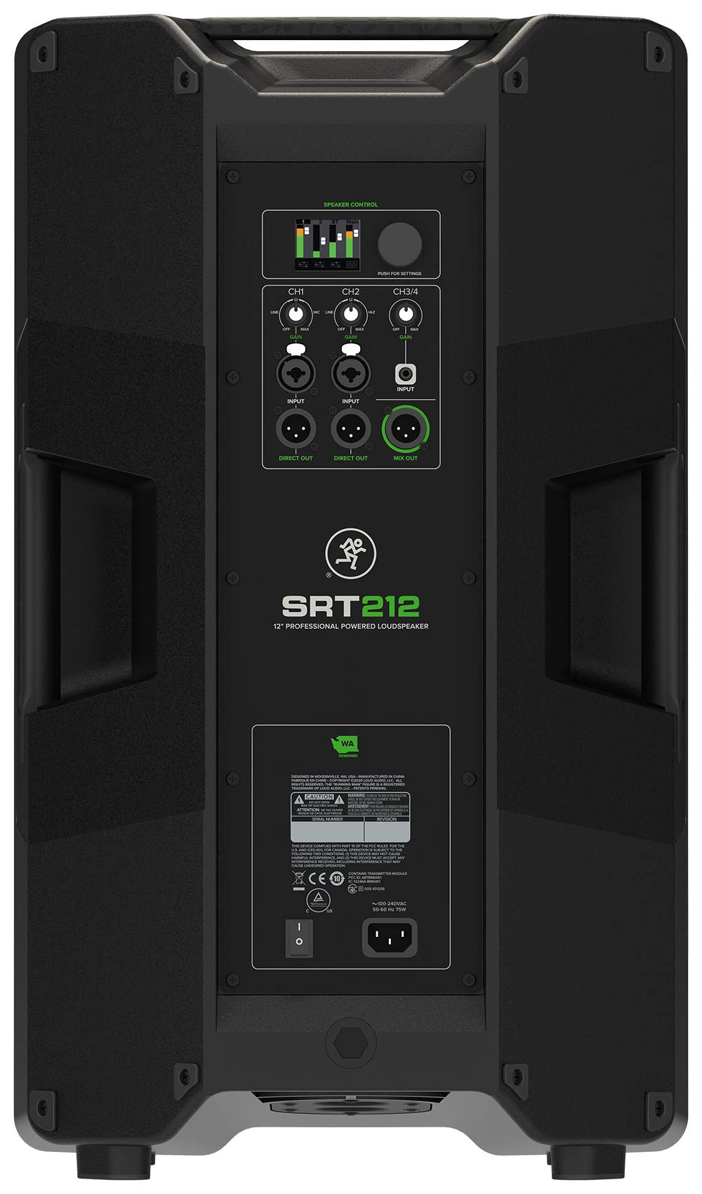 Mackie SRT212, 12-Inch 1600W Professional Powered Loudspeaker