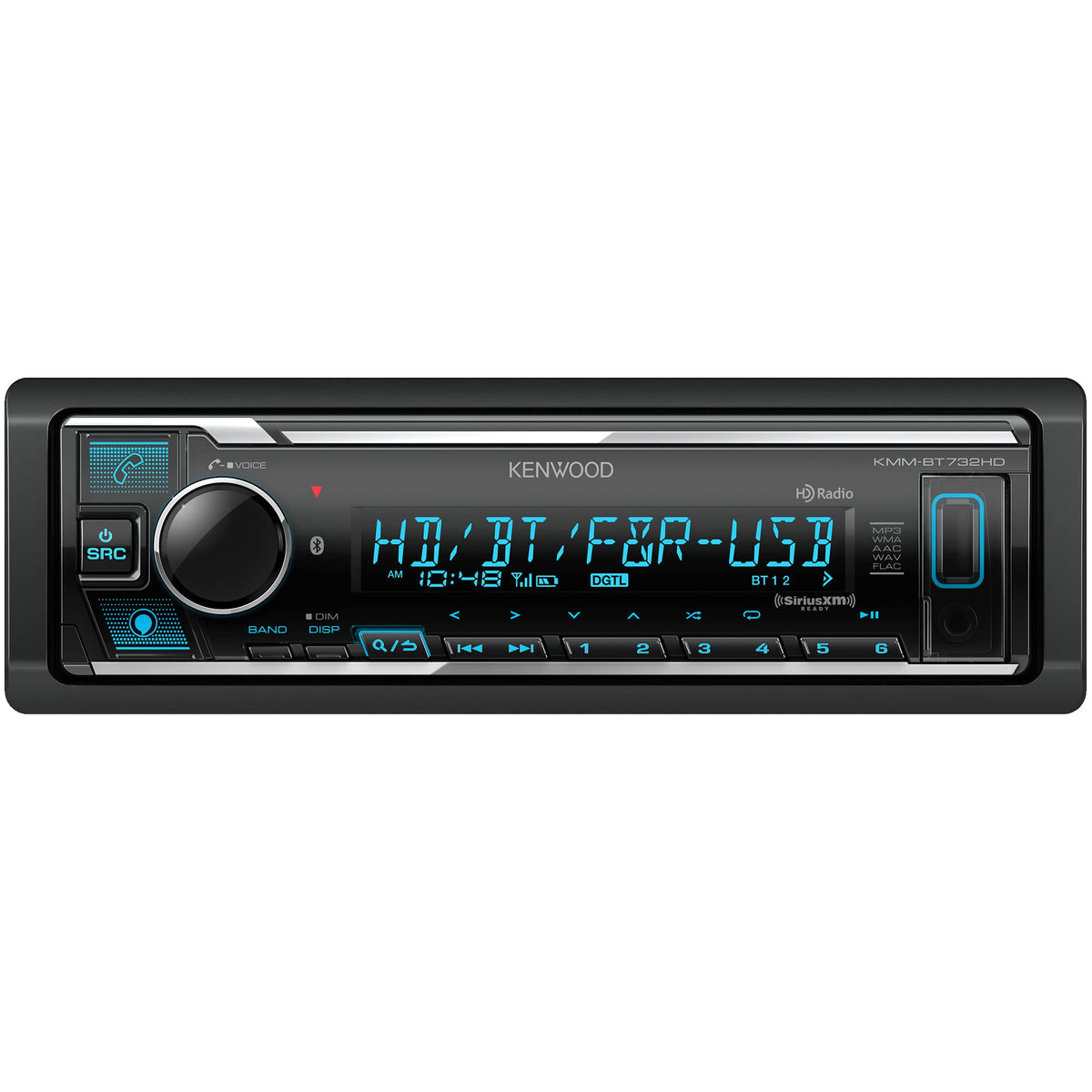 Kenwood KMM-BT732HD Single DIN Digital Media Receiver