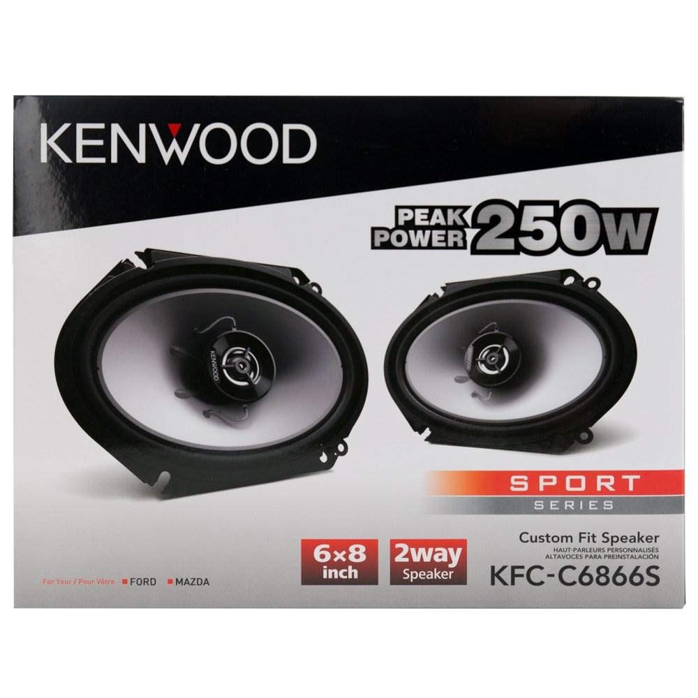 Kenwood KFC-C6866S 6x8" 2-Way Coaxial Speakers