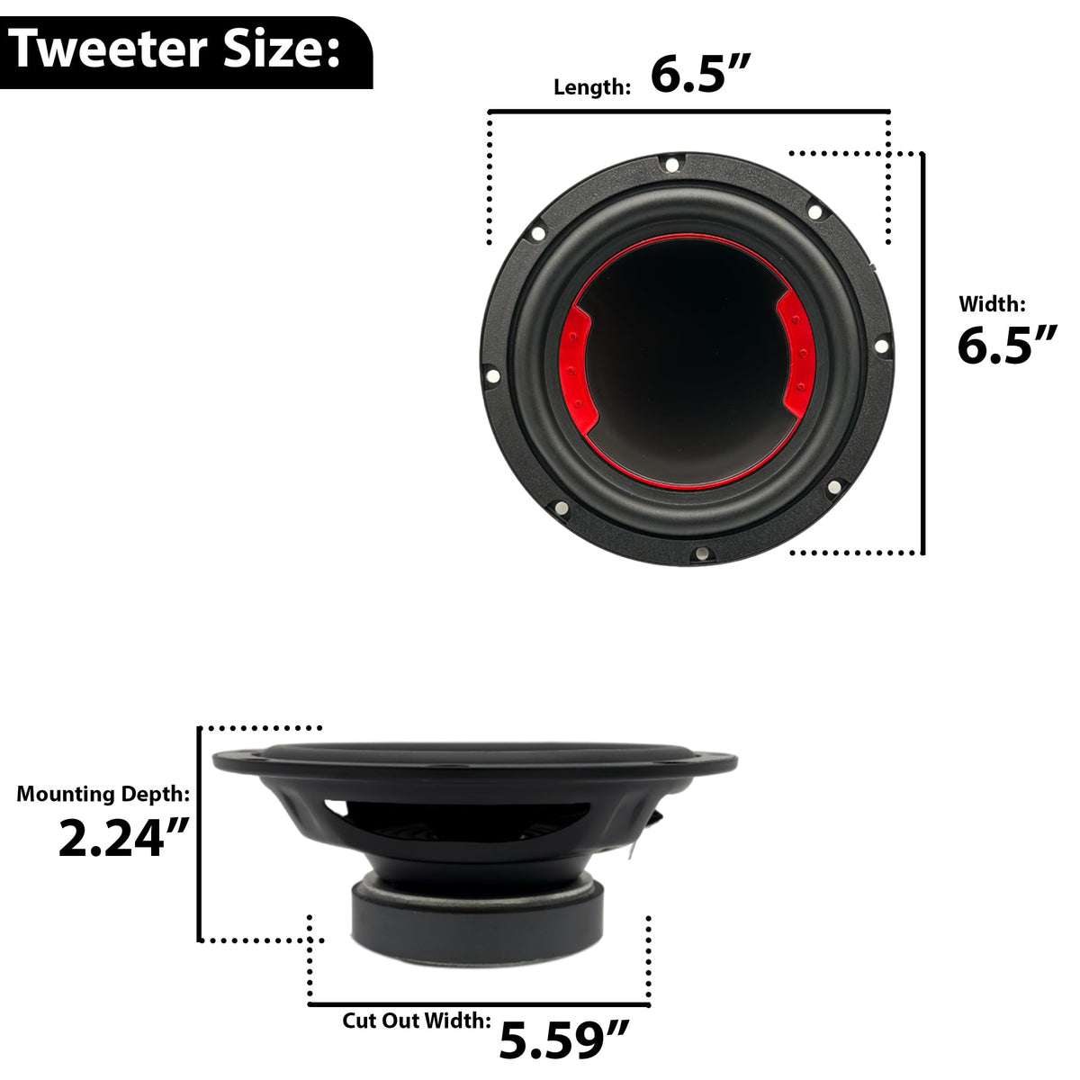 MB Quart XS2-216 6.5" 2-Way Component Speakers