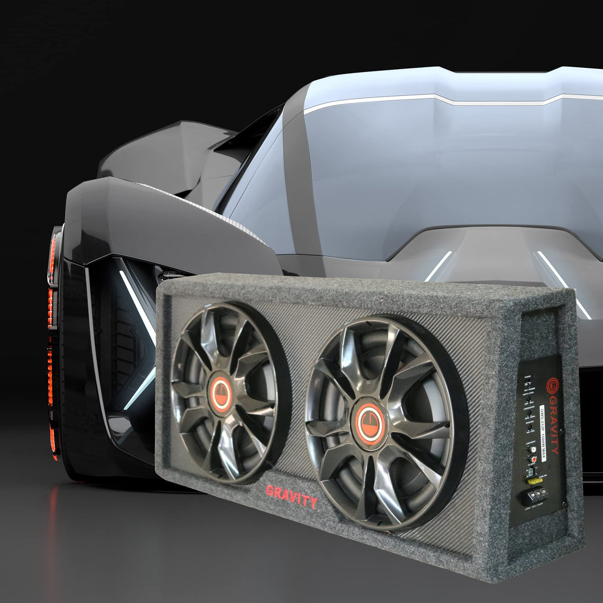 Gravity GWS-212P Dual 12" Powered Subwoofer System