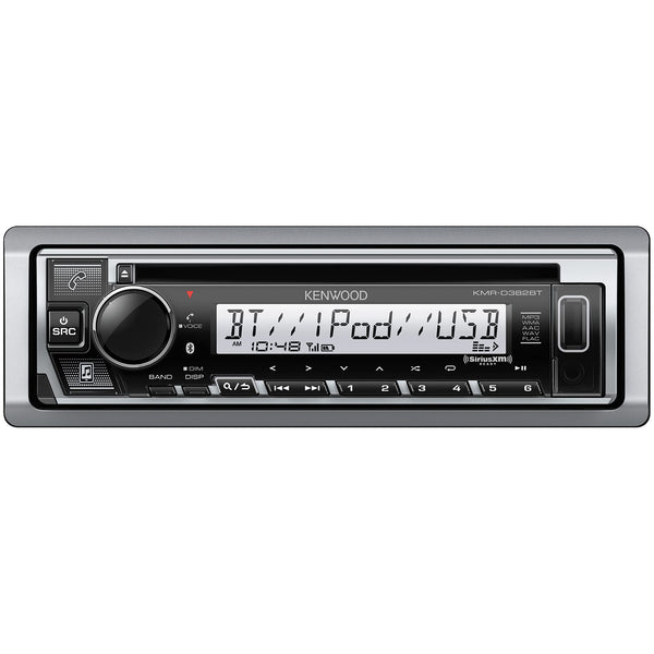 Kenwood KMR-D382BT Single DIN Marine CD Receiver