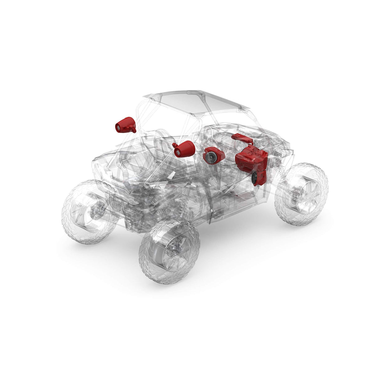 Rockford Fosgate RZR14RC-STG5 RZR Audio Kit with 6.5" Speakers