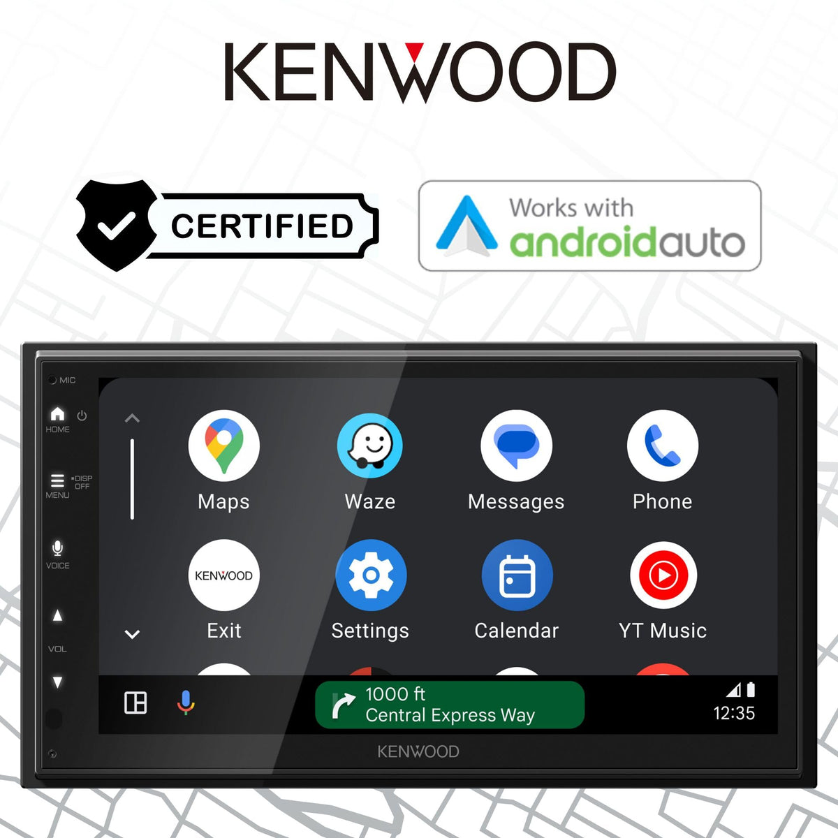Kenwood DMX5710S Double DIN 6.8" Digital Media Receiver