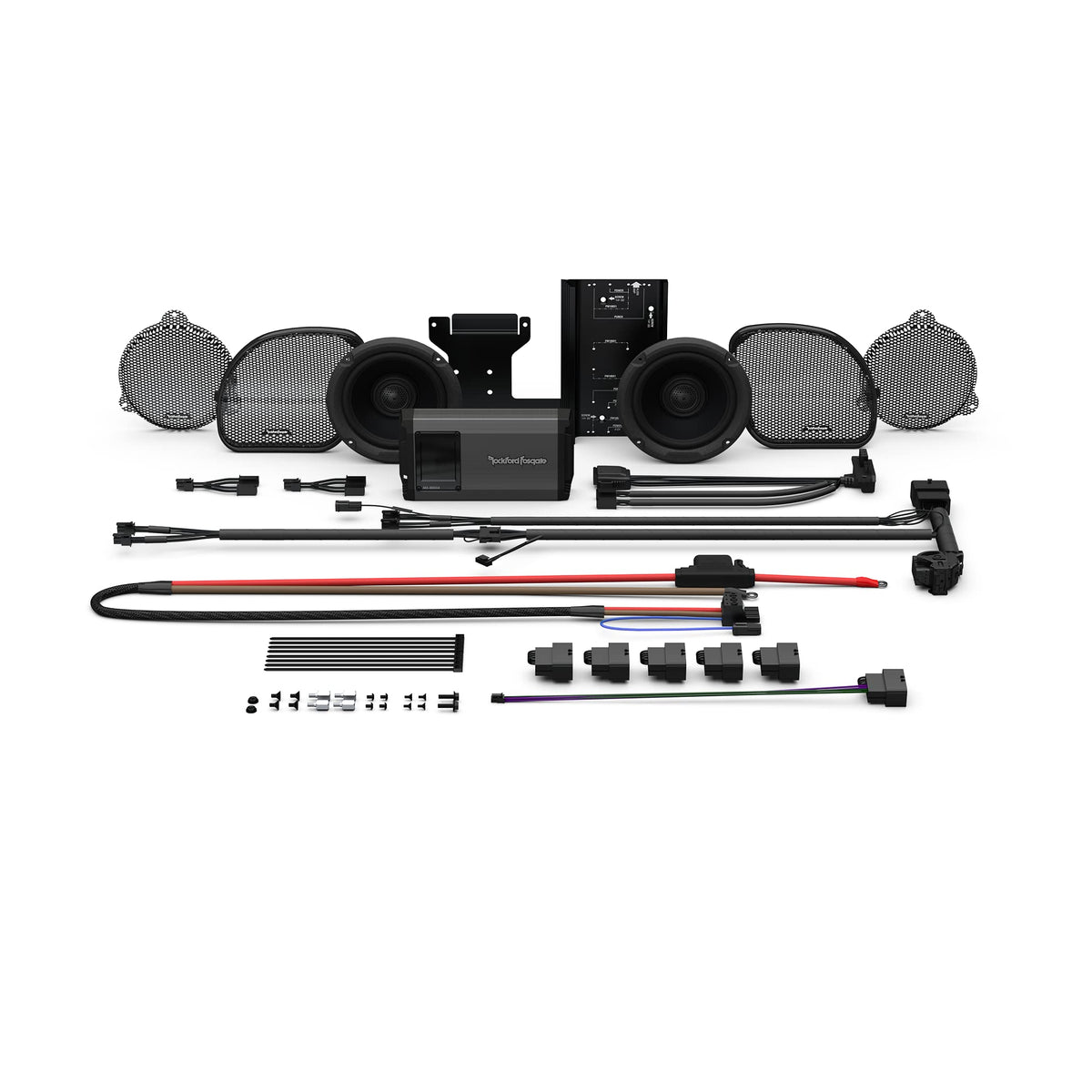 Rockford Fosgate HD14-STG2 6.5" Harley Speaker & Amp Kit