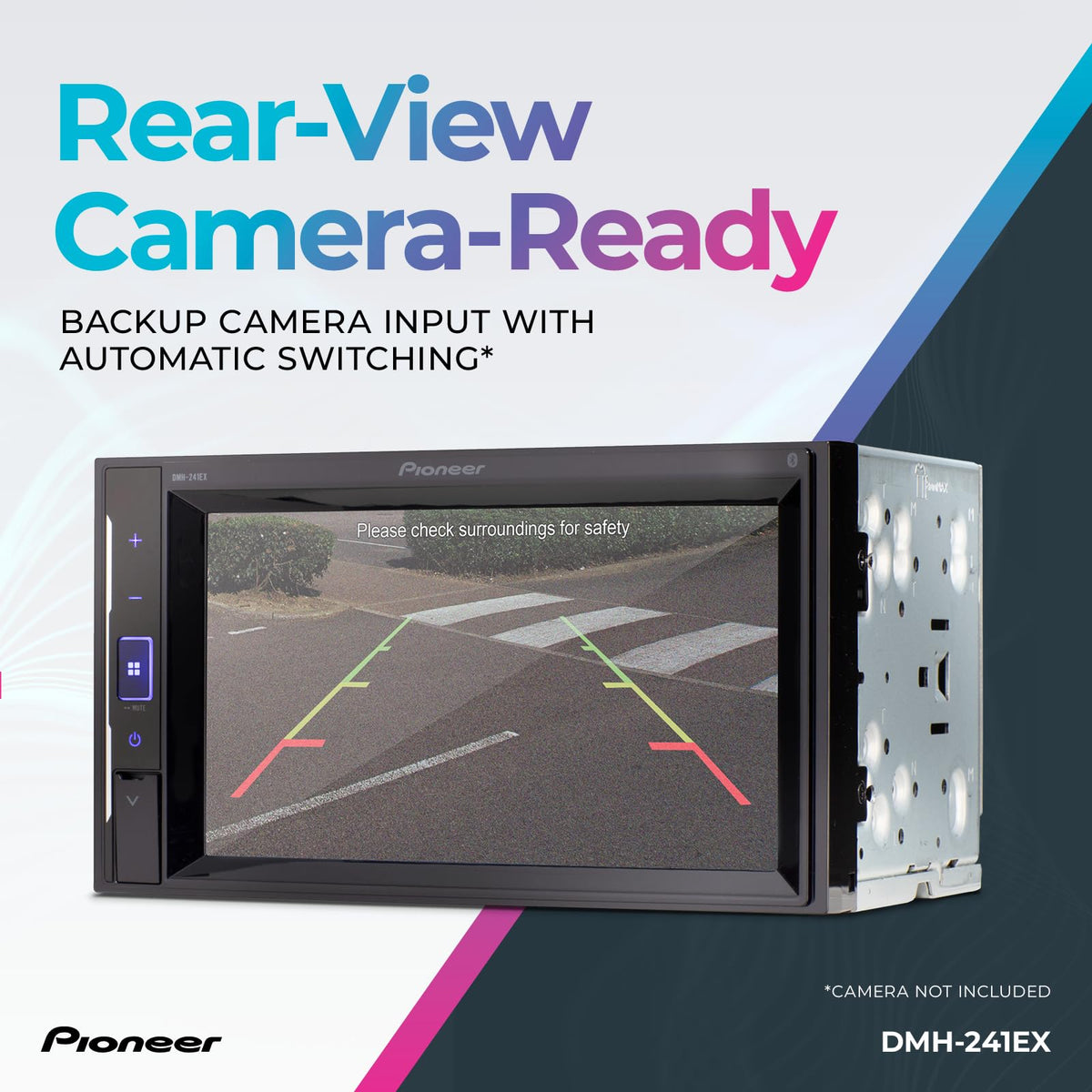 Pioneer DMH-241EX 6.2" Double DIN Digital Media Receiver