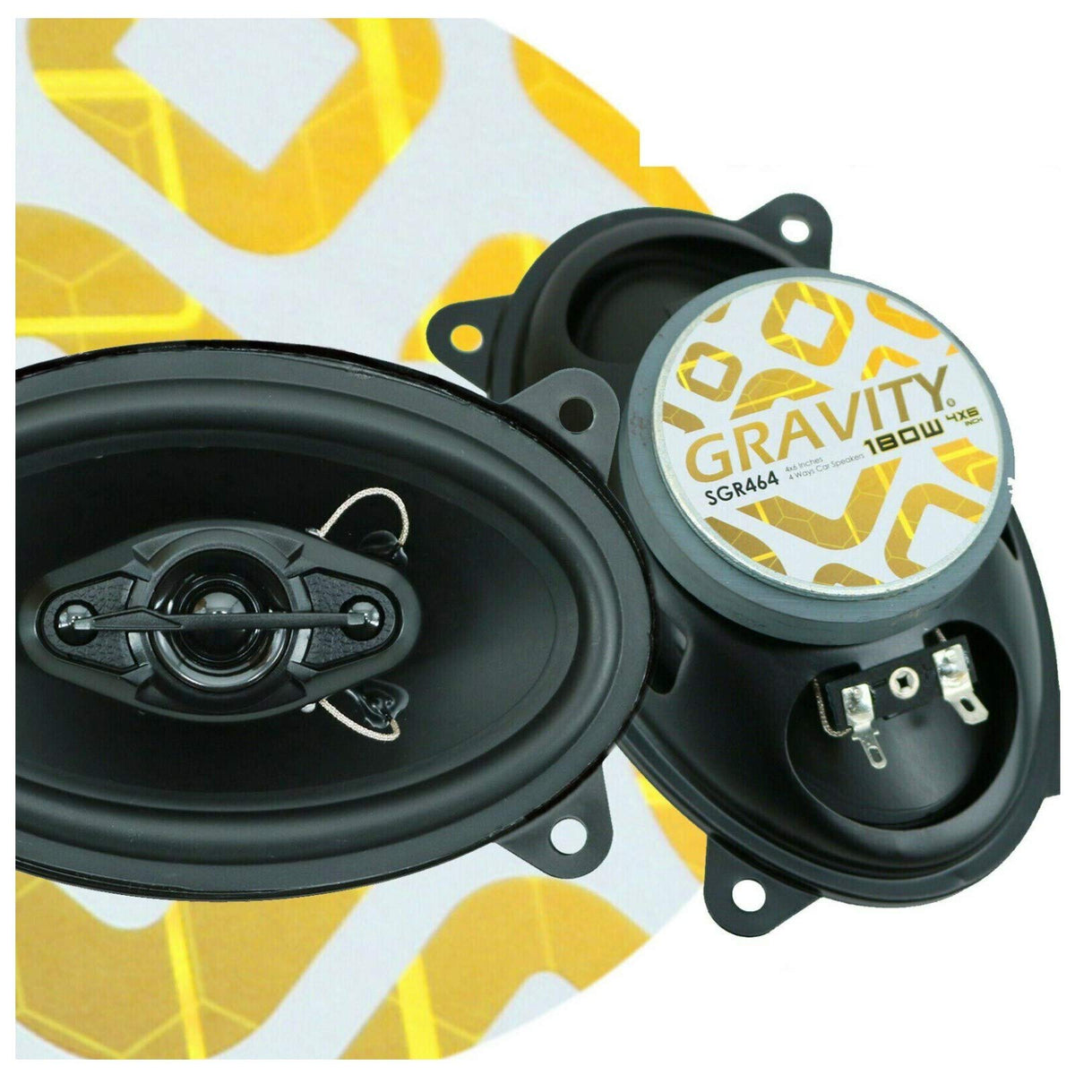 Gravity SGR464 4x6" 4-Way Coaxial Speakers