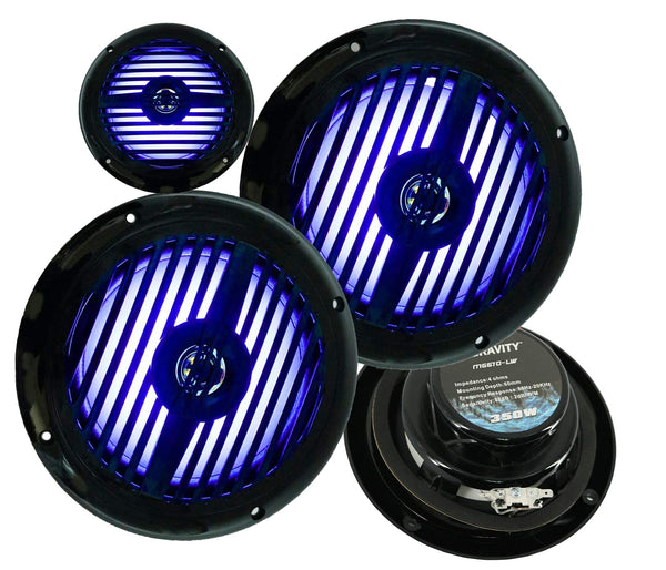 Gravity MG670-LW 6.5" 2-Way Marine Speakers