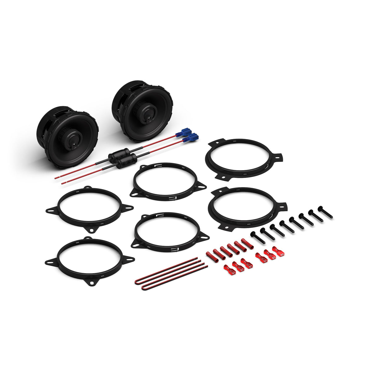 Rockford Fosgate P1V2-4 4" 3-Way Coaxial Speakers