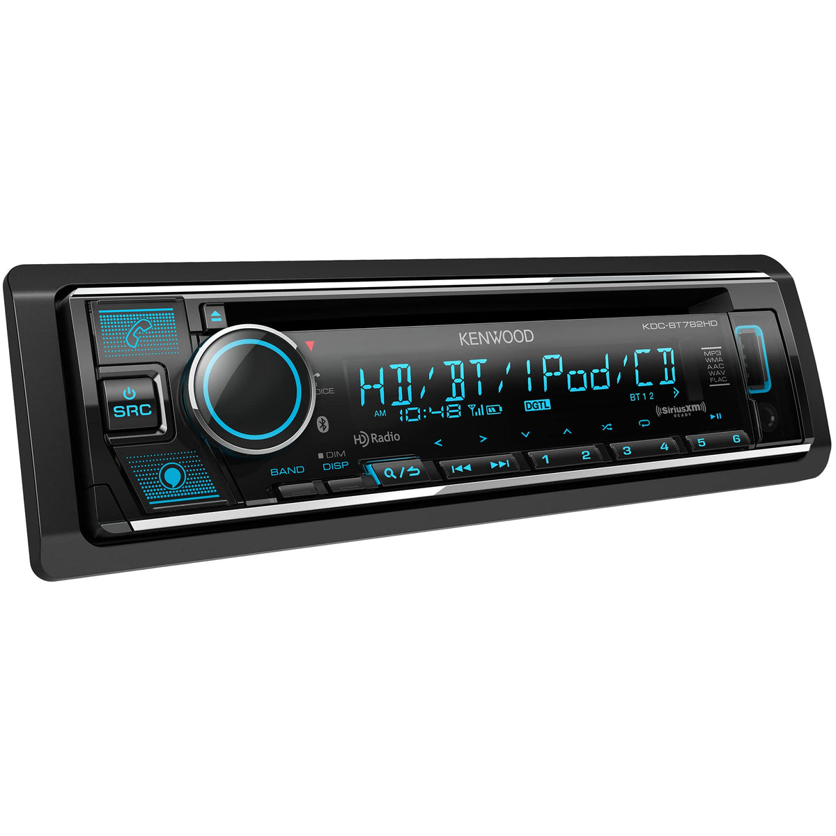 Kenwood KDC-BT782HD Single DIN CD Receiver with Bluetooth