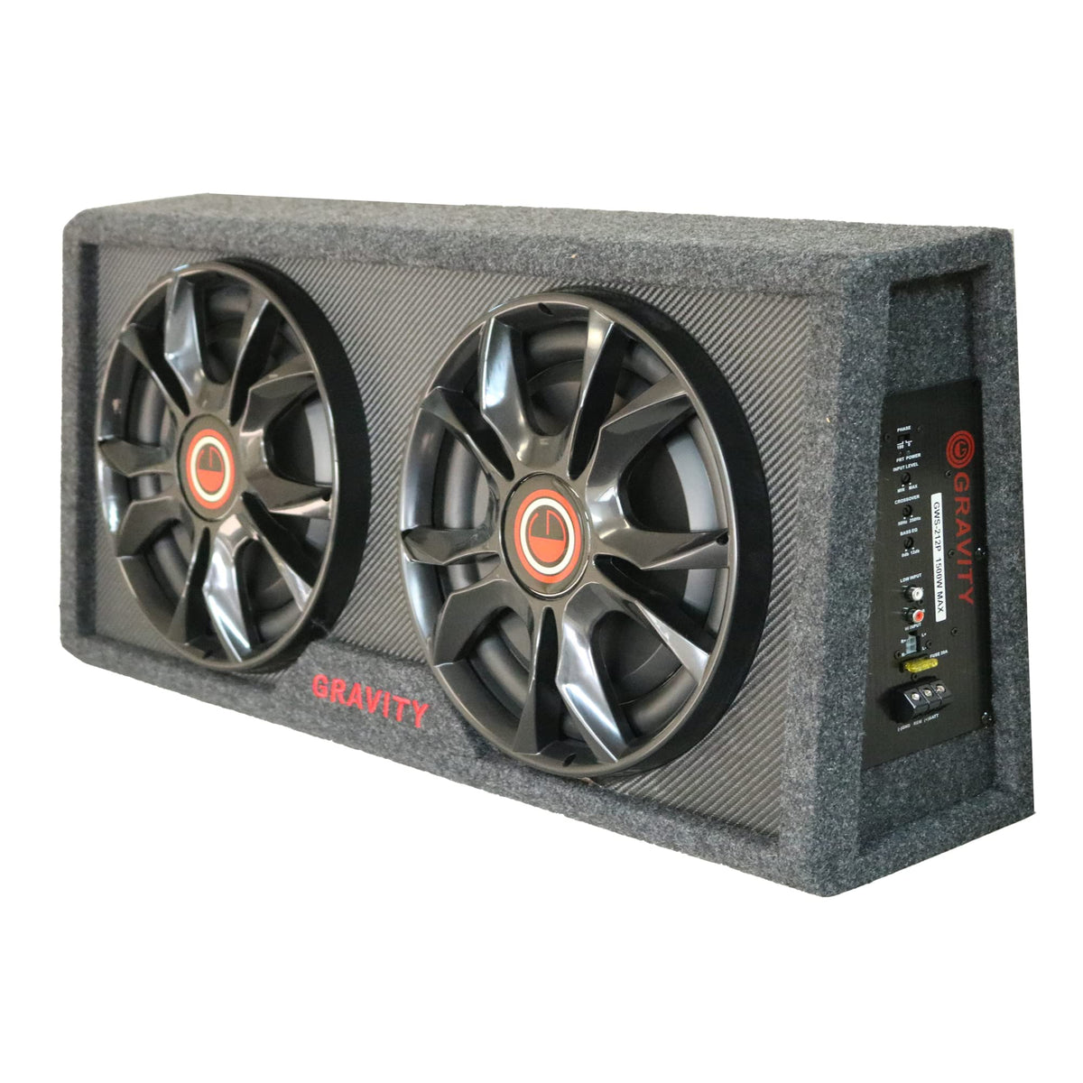 Gravity GWS-212P Dual 12" Powered Subwoofer System