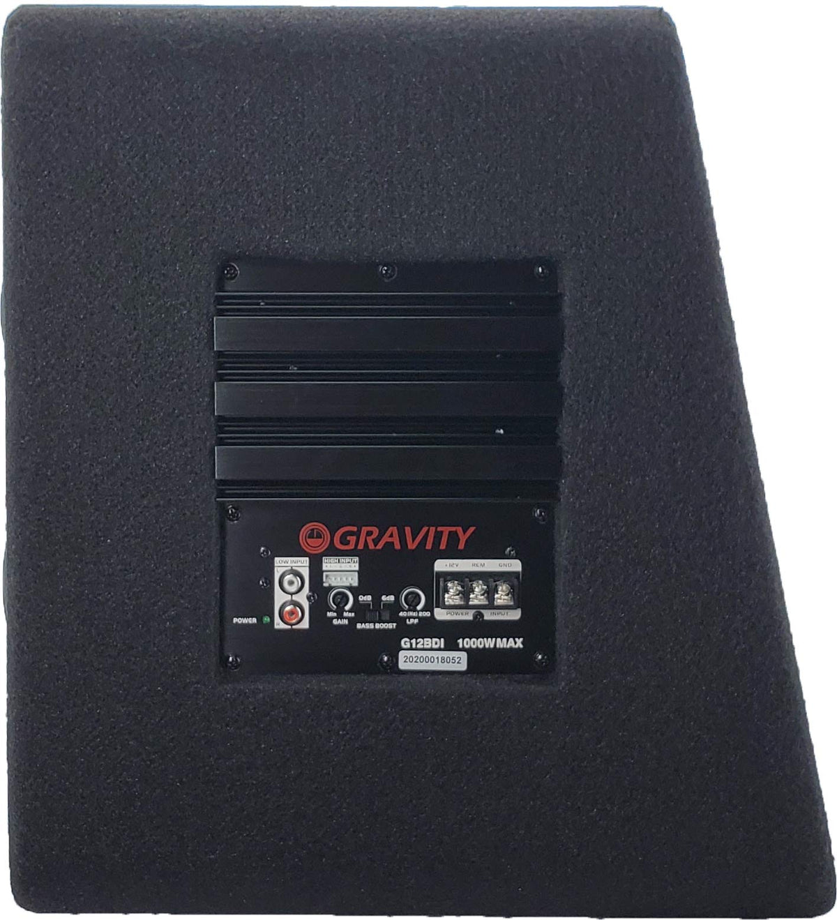 Gravity G12BD1 12" Powered Subwoofer Enclosure