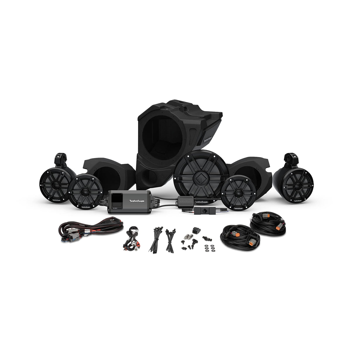Rockford Fosgate RZR14RC-STG4 RZR Audio Kit With 10" Subwoofer