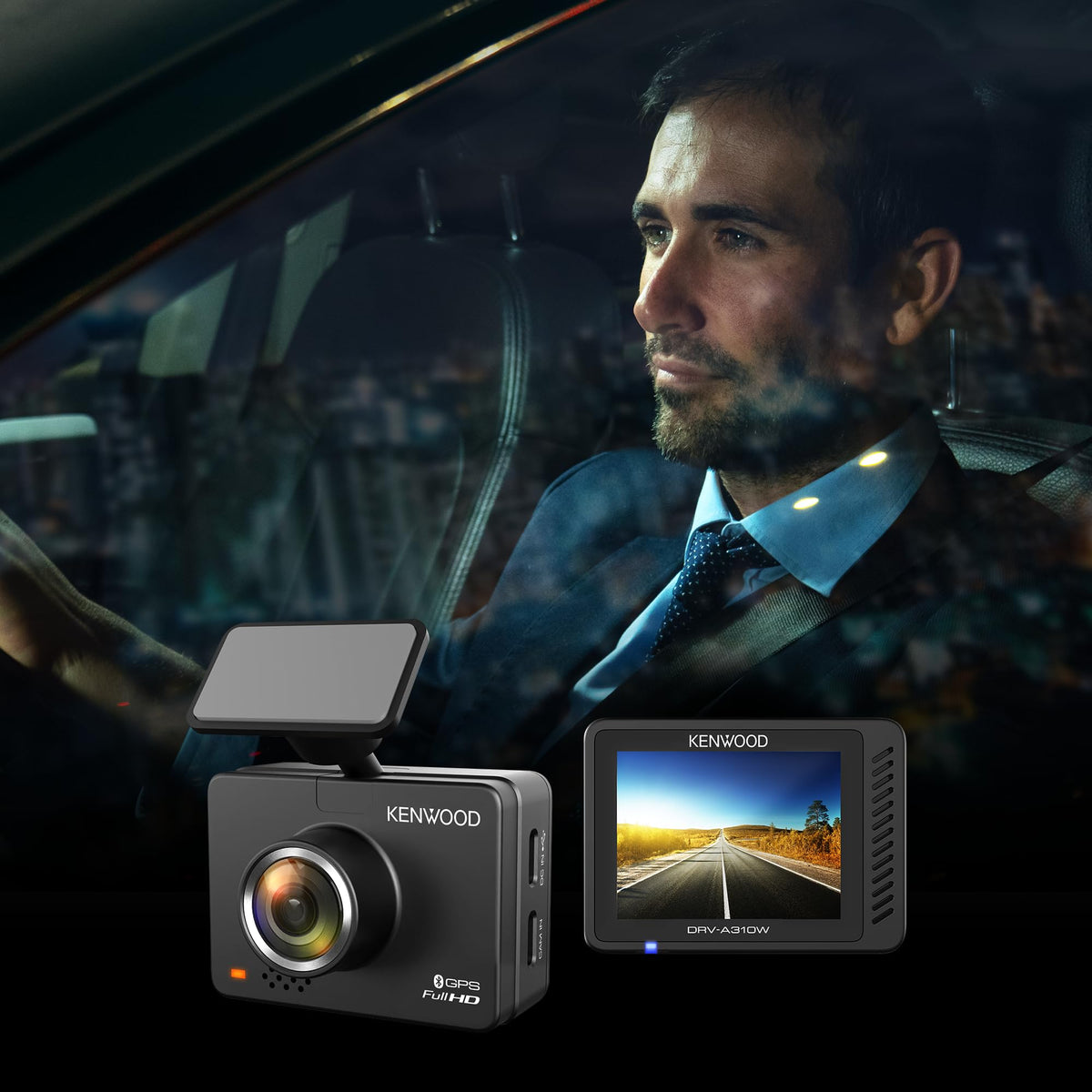 Kenwood DRV-A310W Full HD GPS Dash Camera