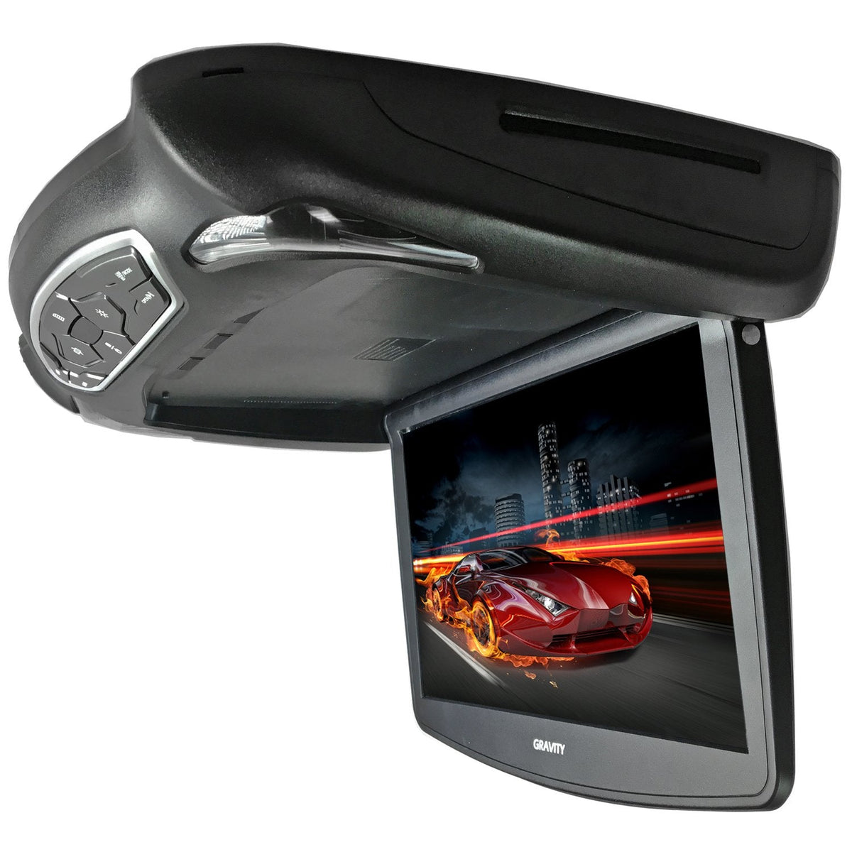 Gravity GR-10-0DVD 10" Flip-Down LCD Car Monitor