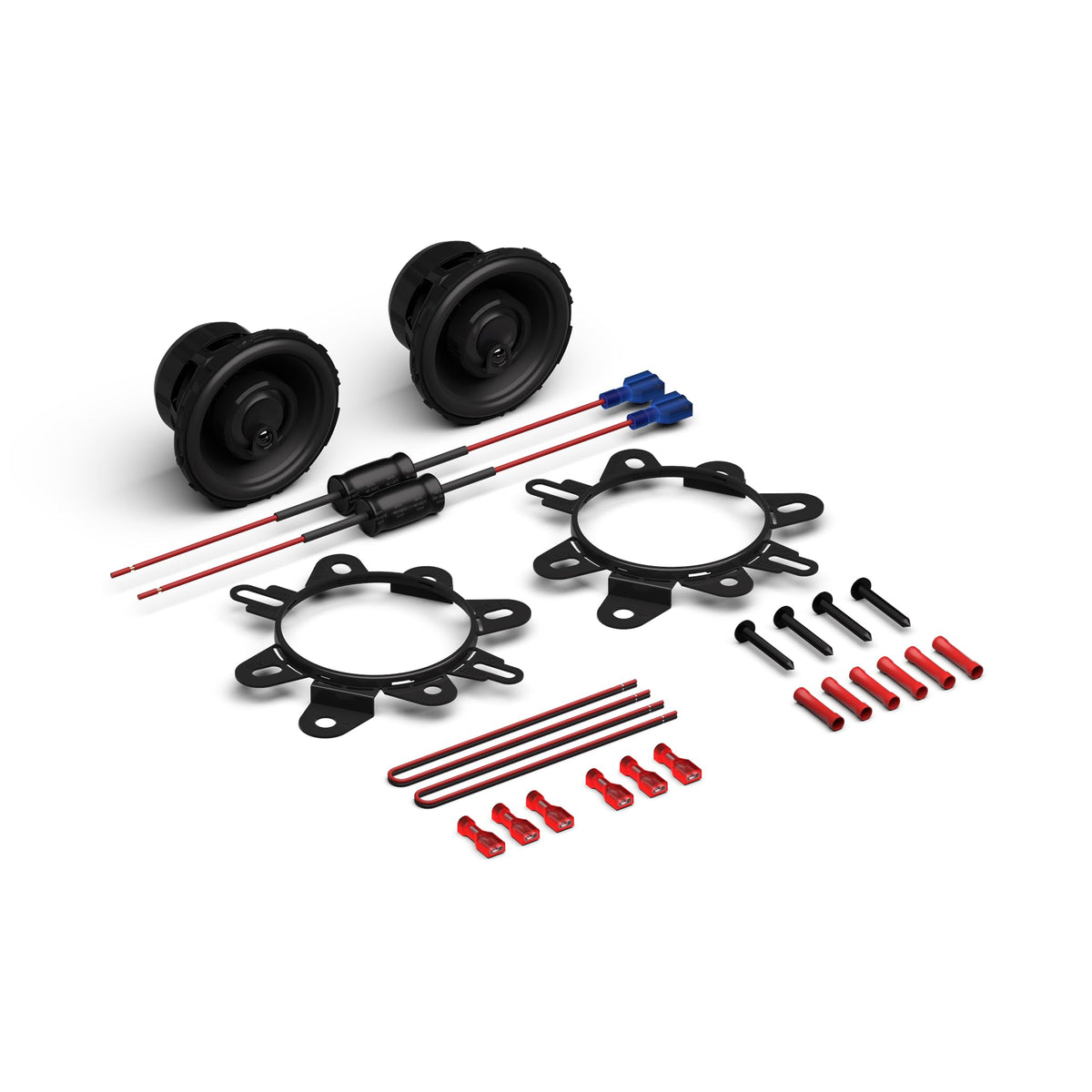 Rockford Fosgate P1V2-25 2.5" 3-Way Coaxial Speakers