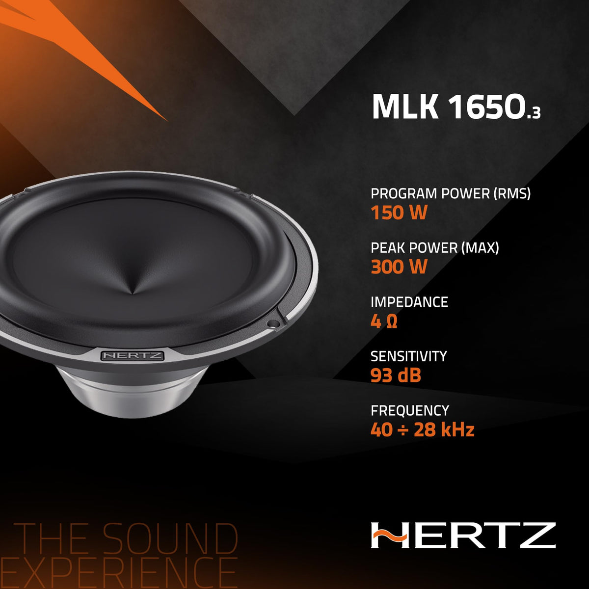 Hertz MLK1650-3 6.5" Component Speaker System