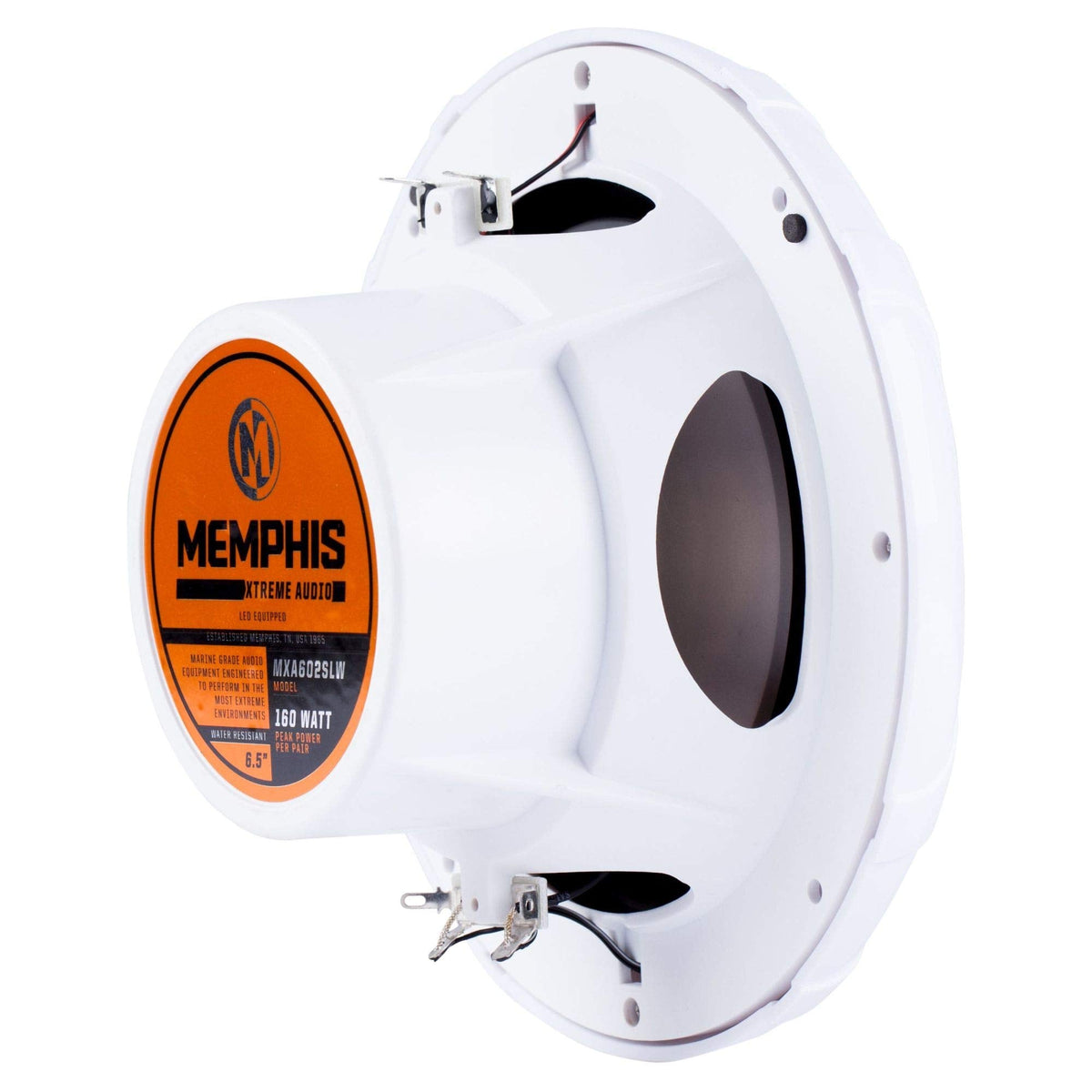 Memphis MXA602SLW 6.5" Marine Coaxial Speakers