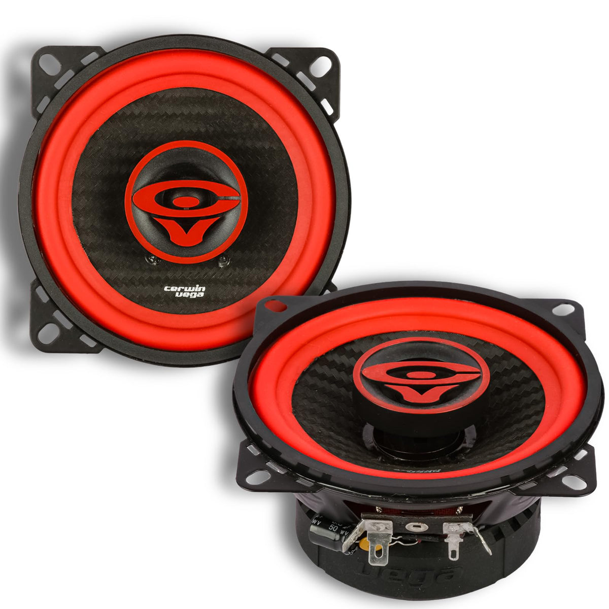Cerwin-Vega V4 4" 2-Way Coaxial Speakers