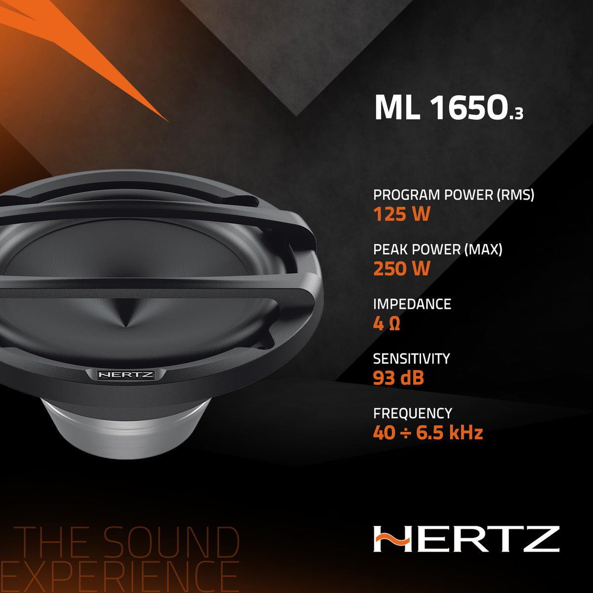Hertz ML1650-3 6.5" Mille Legend Woofers