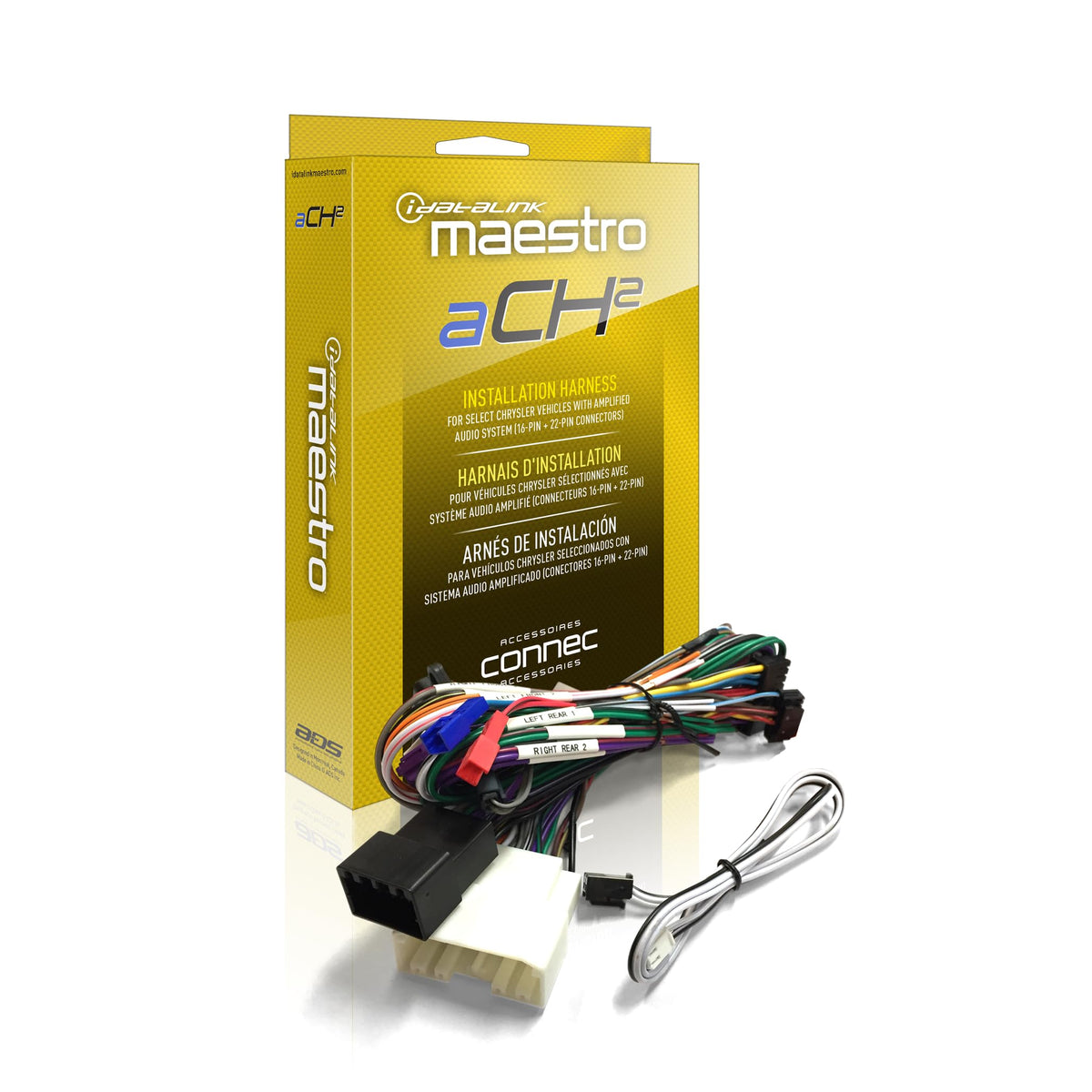 Maestro HRN-AR-CH2 Chrysler Amplifier Replacement T-Harness