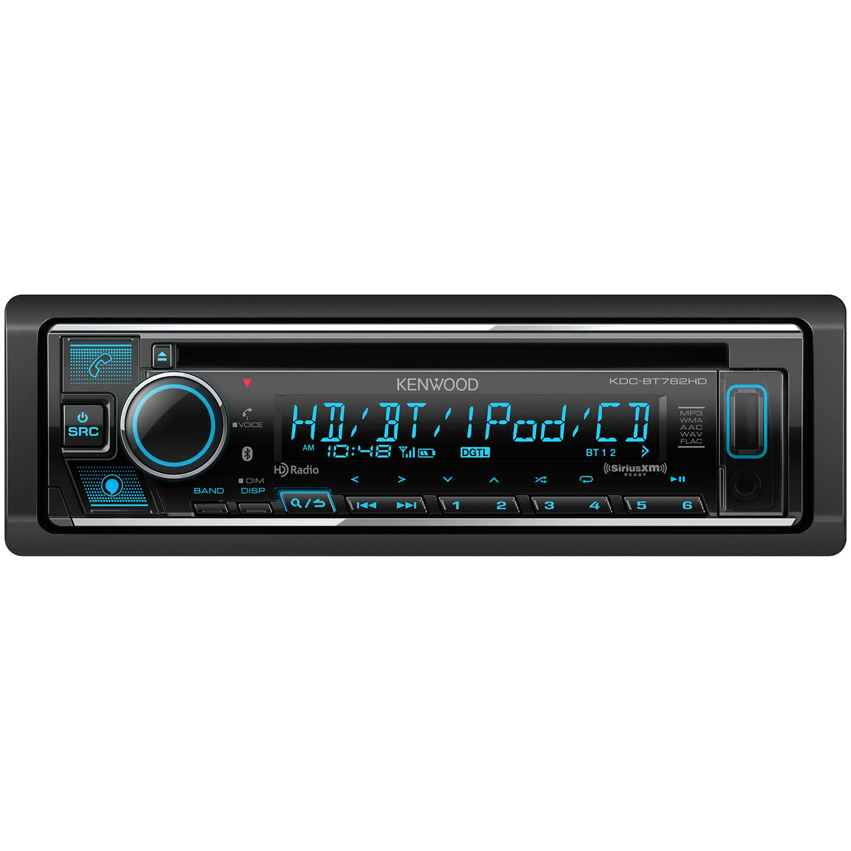 Kenwood KDC-BT782HD Single DIN CD Receiver with Bluetooth