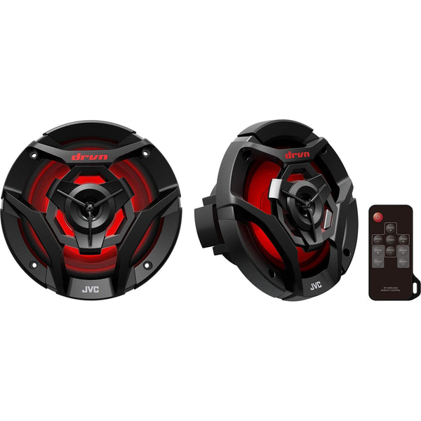 JVC CS-DR621MWL 6.5" RGB LED Marine Speakers