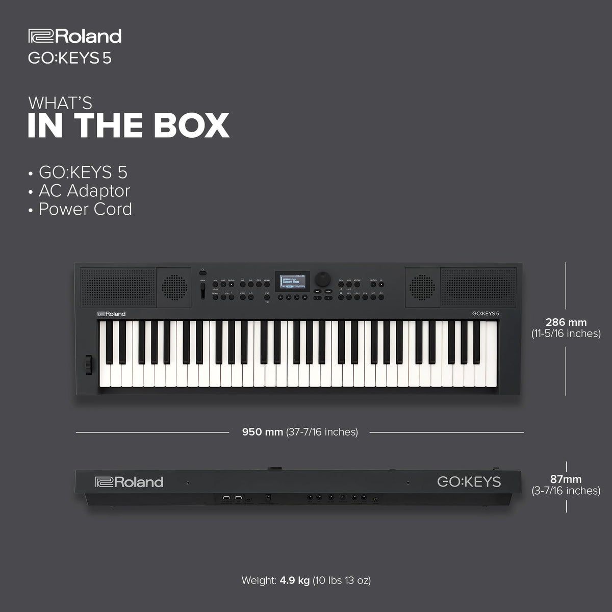 Roland GOKEYS5-GT 61-Key Music Creation Keyboard