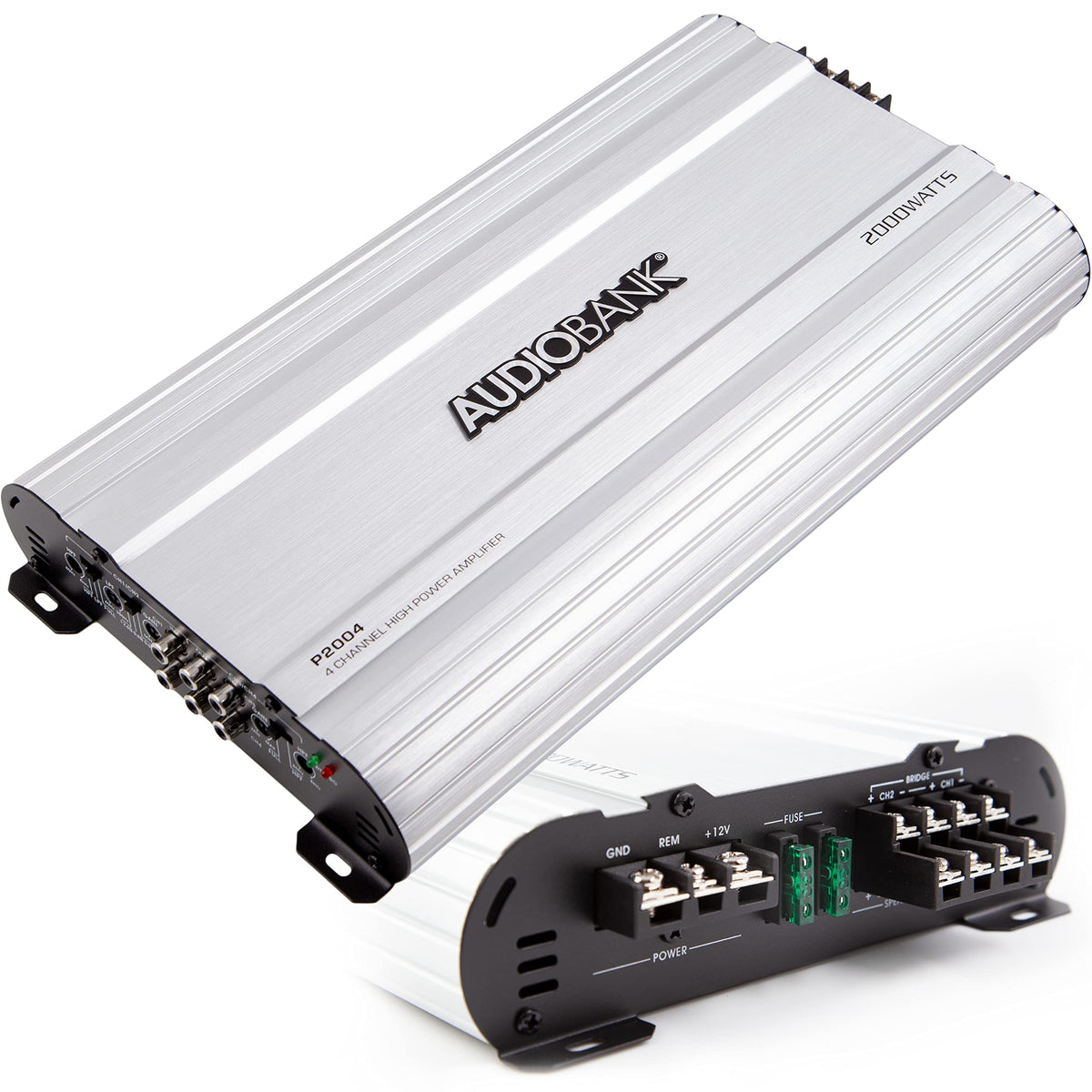 Audiobank P2004 4-Channel 2000W Bridgeable Amplifier