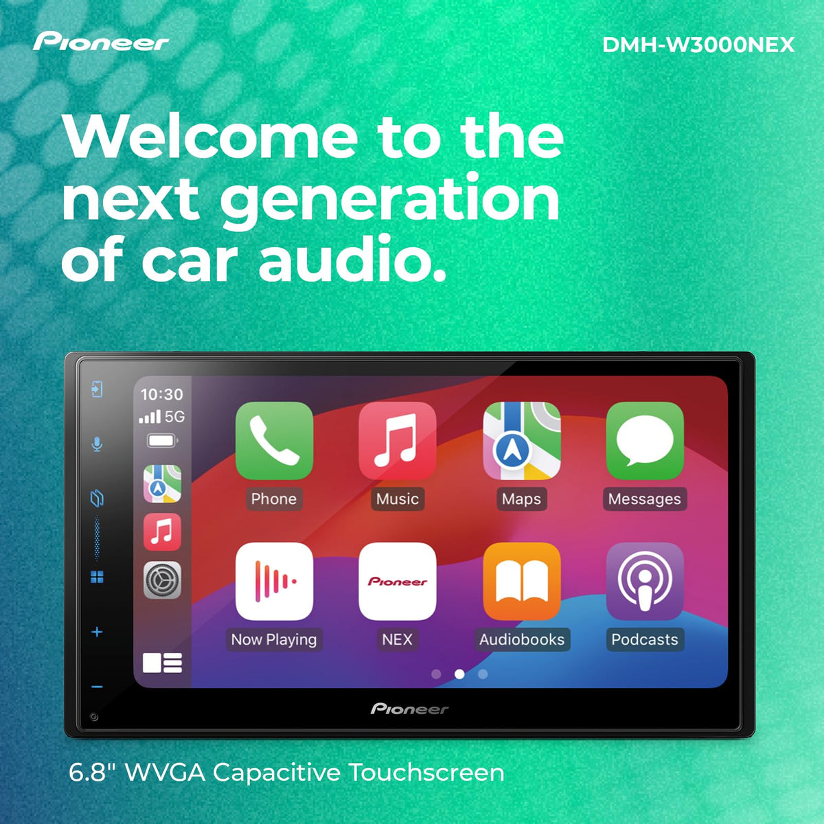 Pioneer DMH-W3000NEX 6.8" Double DIN Digital Media Receiver