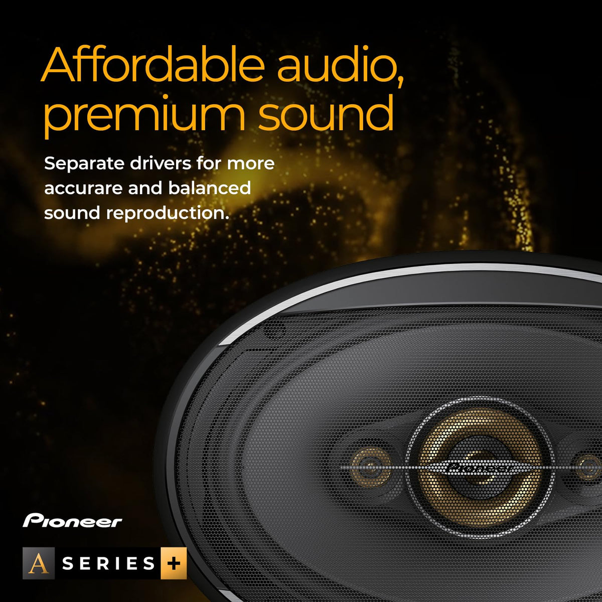 Pioneer TS-A1681F 6.5" 4-Way Coaxial Speakers