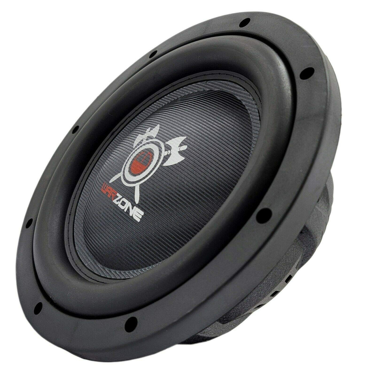 Warzone WZ10D4 10" Shallow Dual 4-Ohm Subwoofer