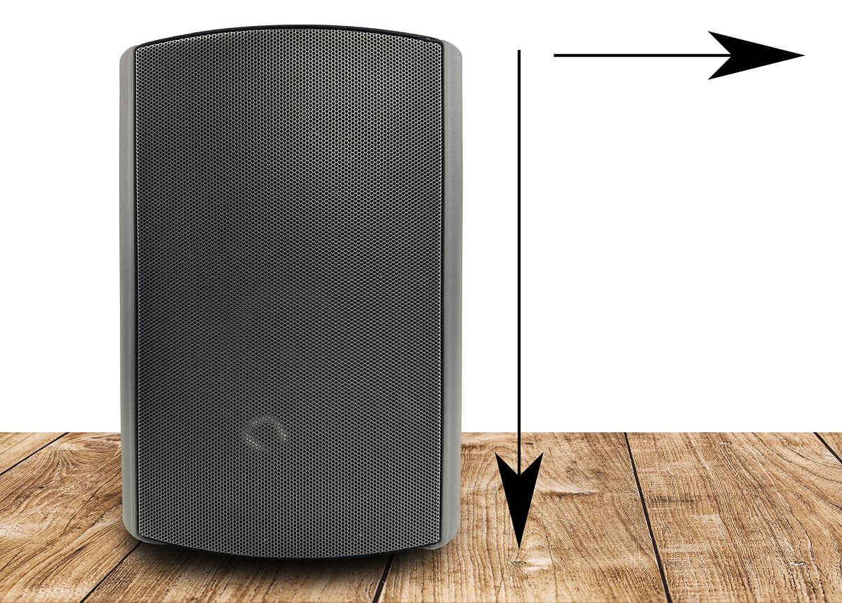 Gravity GWS560P BK 6.5" Bluetooth Wall Speakers