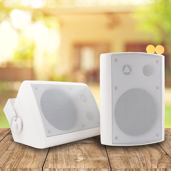 EMB ES502WH 5.25" Indoor/Outdoor Speaker Pair