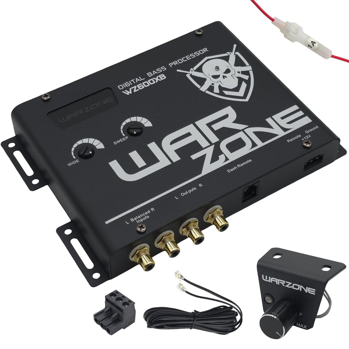 Warzone WZ600XB Digital Bass Processor with Remote