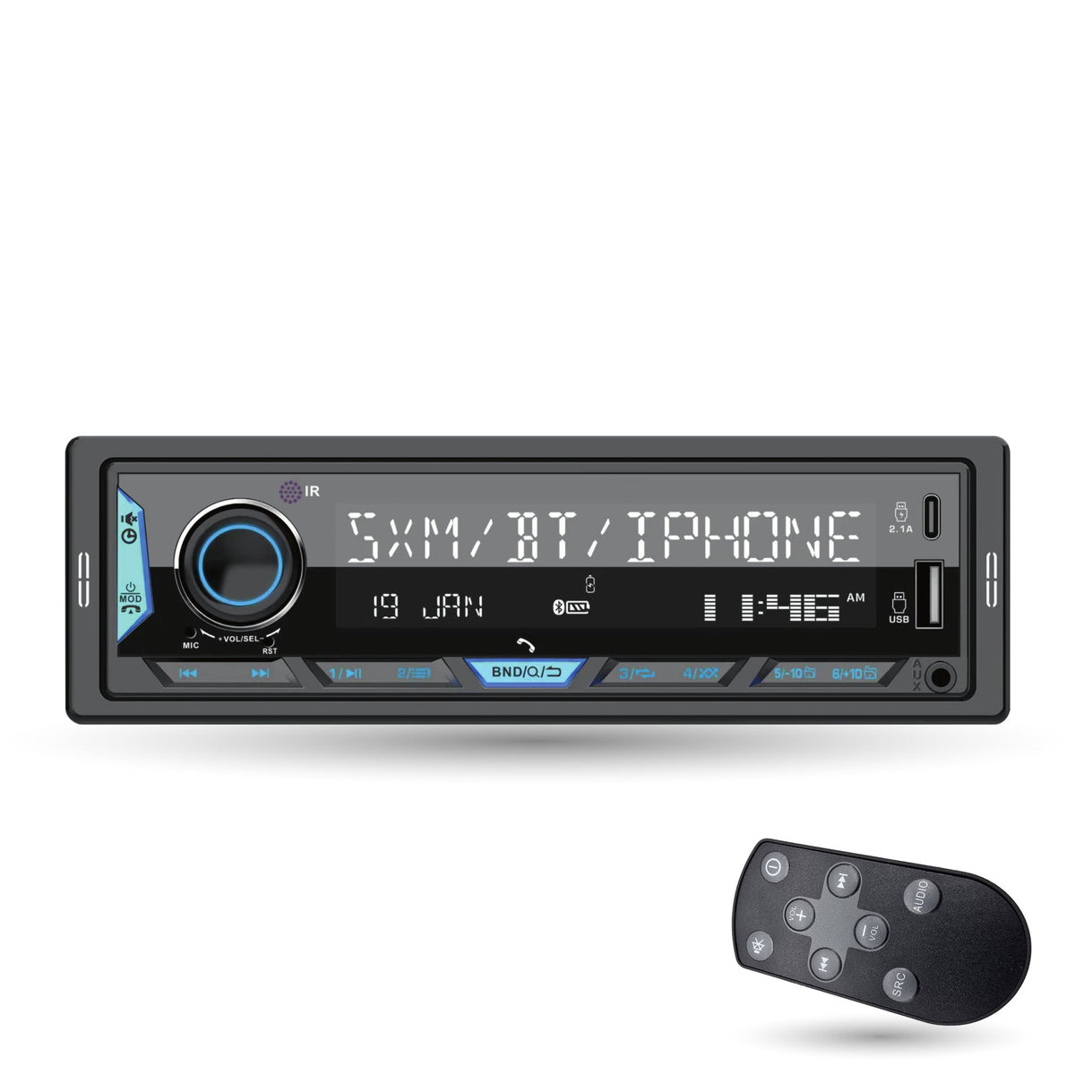 Gravity AGR-S220BT Single DIN Bluetooth Car Stereo