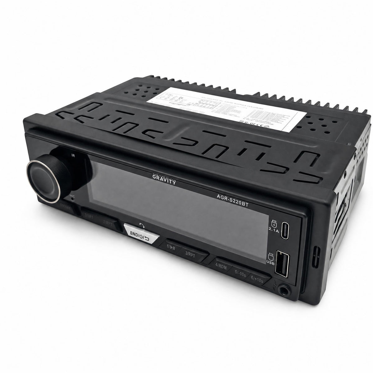 Gravity AGR-S220BT Single DIN Bluetooth Car Stereo