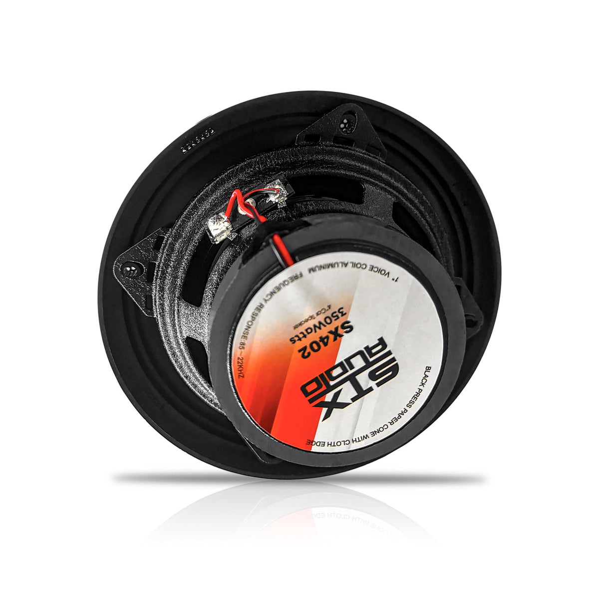 STX Audio SX402 4 Inch 2-Way Coaxial Car Speakers 350W 4 Ohm Pair