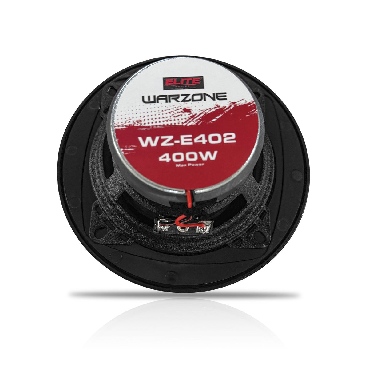 Warzone WZ-E402 4 Inch Coaxial Car Speakers Pair 400W 4 Ohm PEI Tweeters