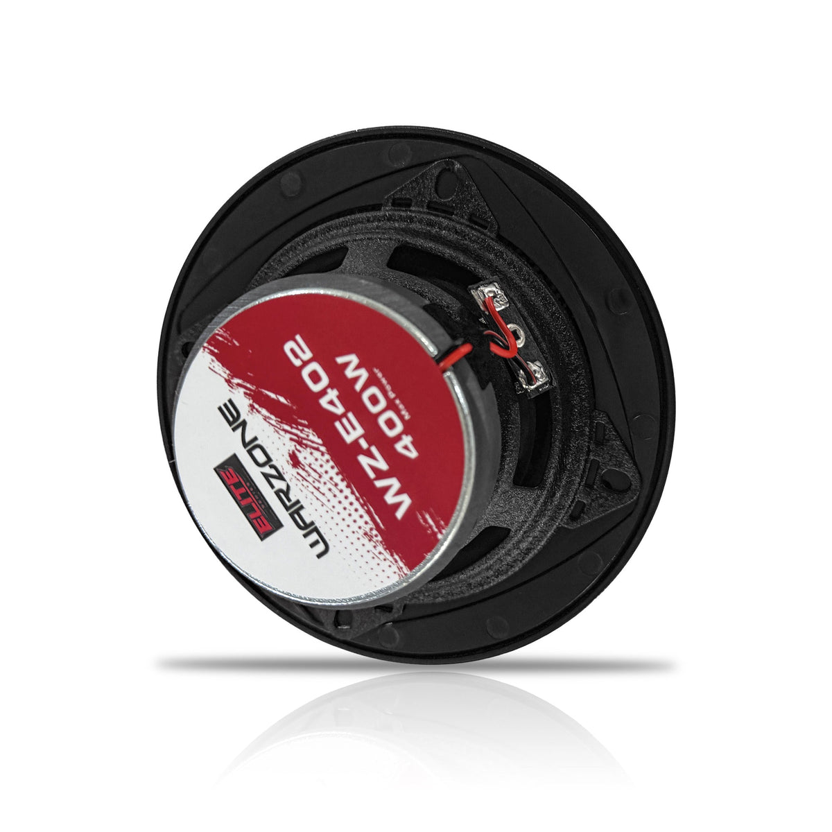 Warzone WZ-E402 4 Inch Coaxial Car Speakers Pair 400W 4 Ohm PEI Tweeters