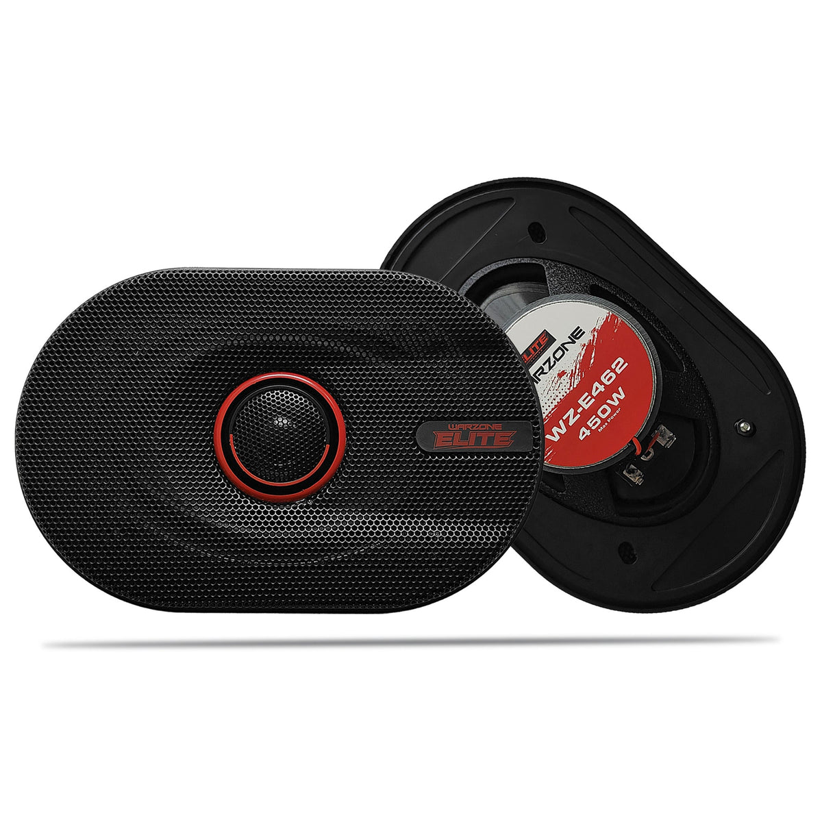 Warzone WZ-E462 4x6 Car Speakers 450W Max 225W RMS 4 Ohm Coaxial Pair